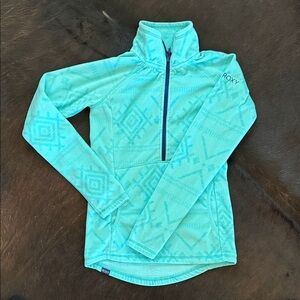 Roxy Light Blue Fleece with Navy Trim